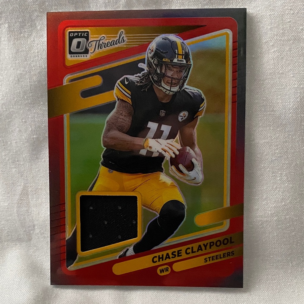 2021 Donruss Optic Chase Claypool Steelers Jersey #TH-16 (MISC14)
